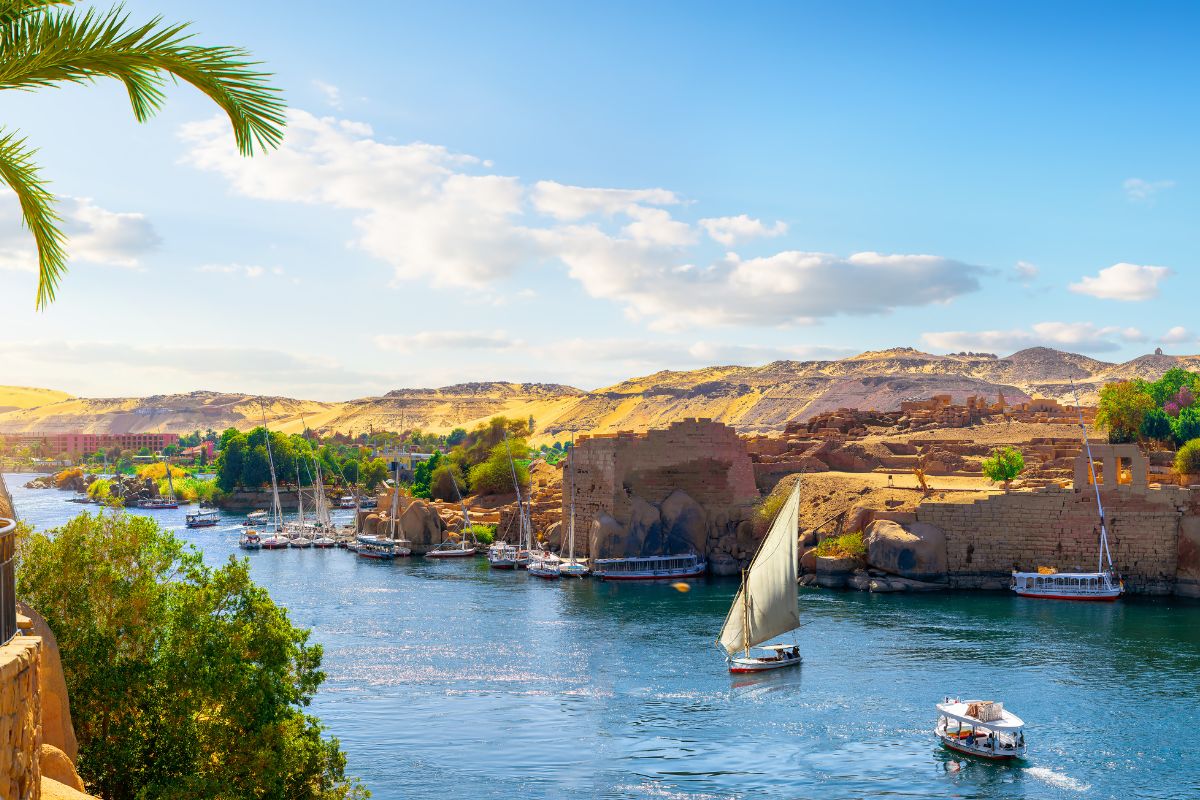 Cruise along the iconic Nile on a luxury riverboat charter with excursions tailored to your interests.