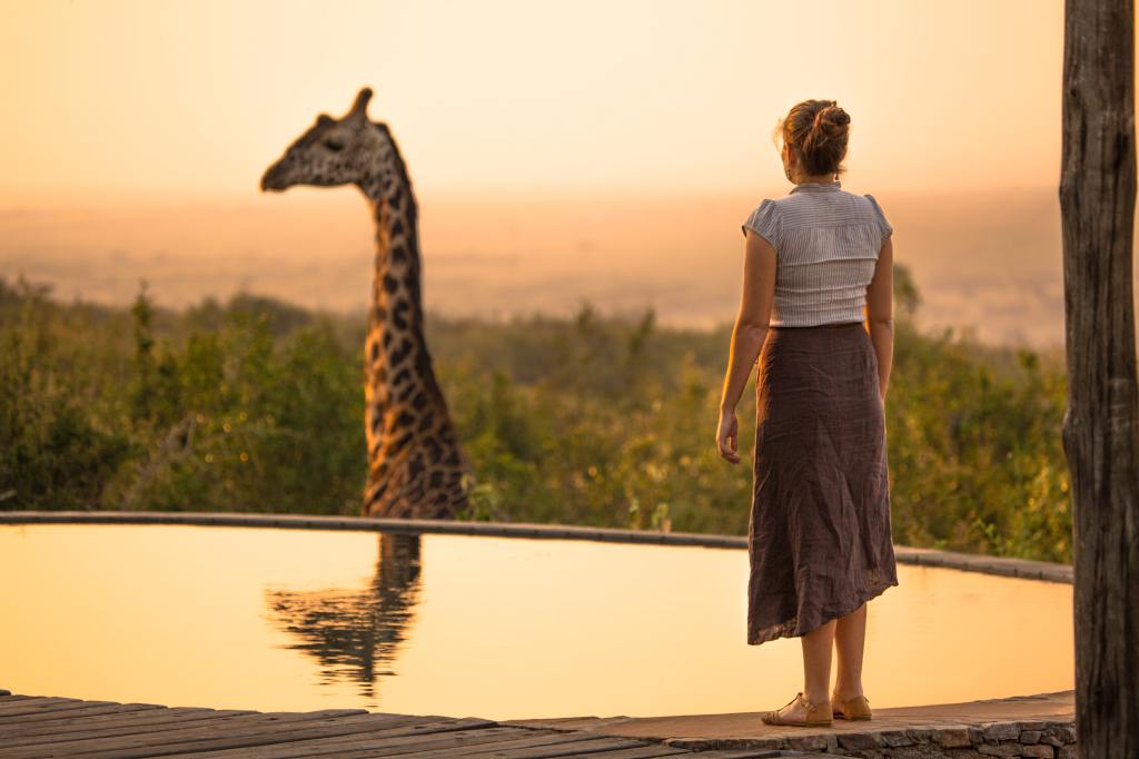 Stay at Kenya's Giraffe Manor and watch for the Big Five in the Masai Mara